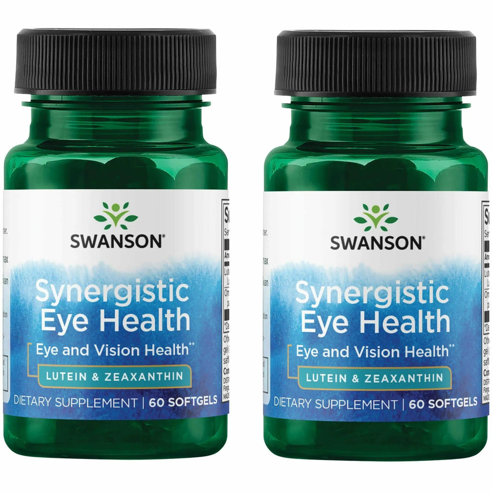 Swanson Lutein & Zeaxanthin synergistic eye health bottle for daily eye support