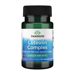 Swanson Luteolin Complex with Rutin bottle highlighting brain-supporting antioxidants