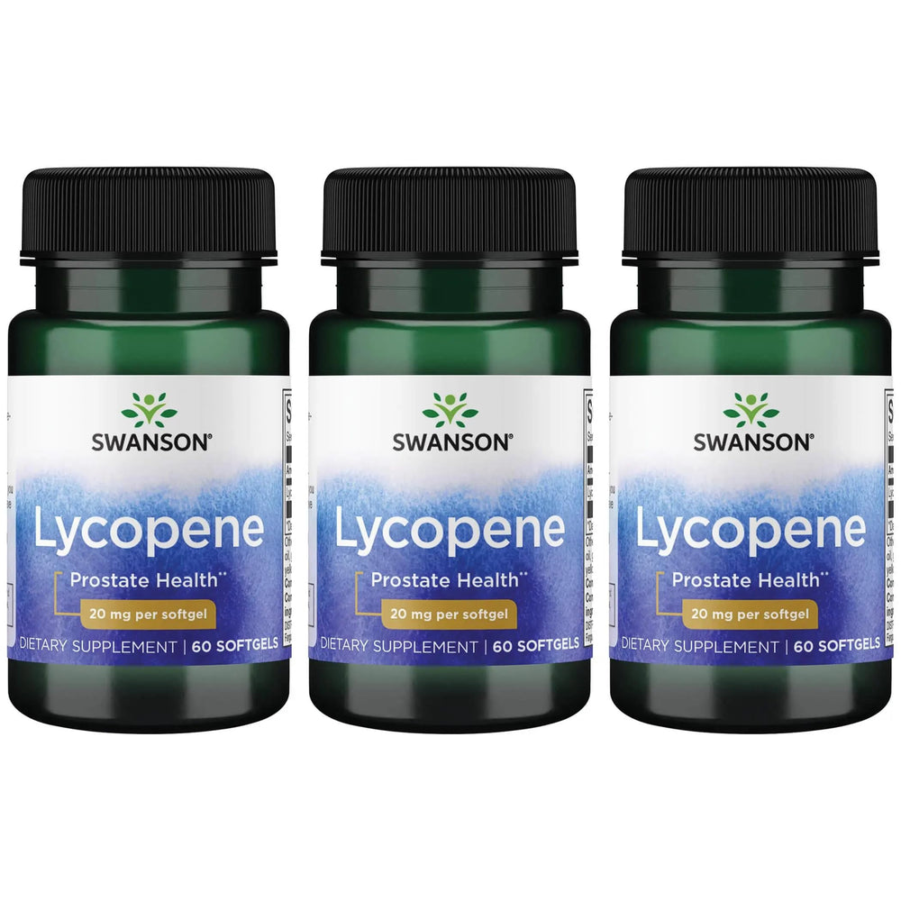 Swanson Lycopene bottle front view highlighting convenient daily health support.