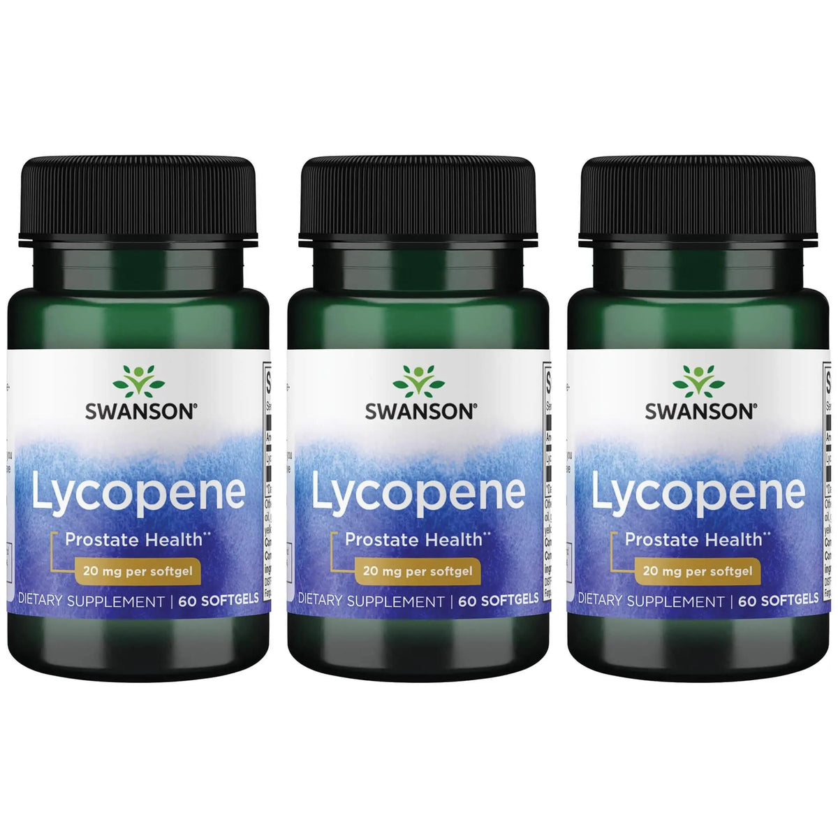 Swanson Lycopene bottle front view highlighting convenient daily health support.