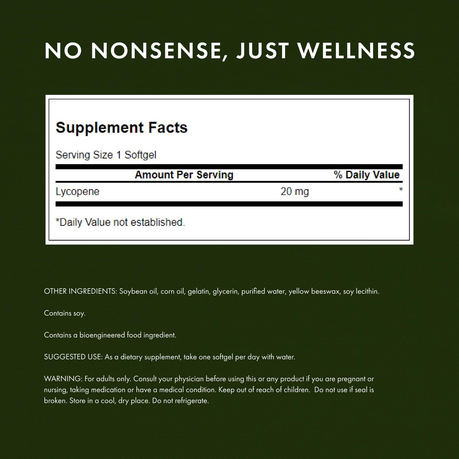Swanson Lycopene softgels imagery suggesting easy daily supplementation routine.