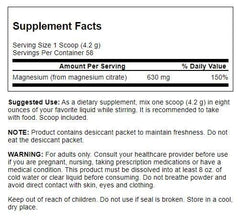 Swanson Magnesium Citrate Powder scoop-dispense for measuring a precise dose in beverages.