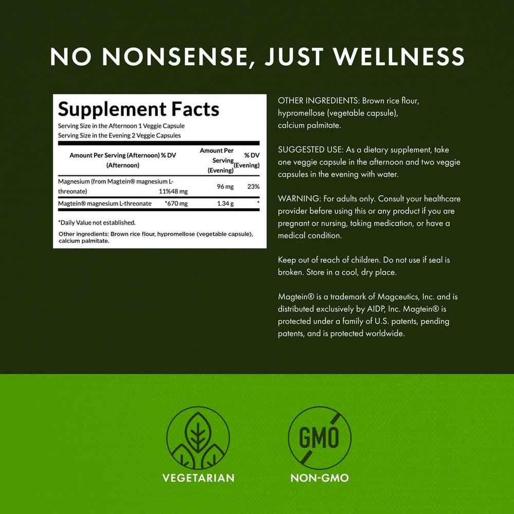 Swanson Magnesium L-Threonate capsule pour in glass