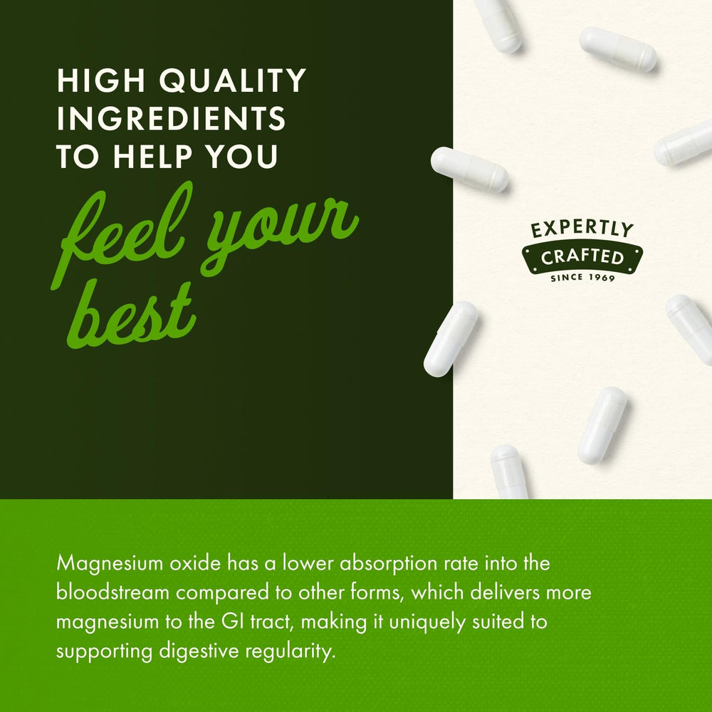Swanson magnesium packaging on shelf conveys accessible, science-backed wellness option