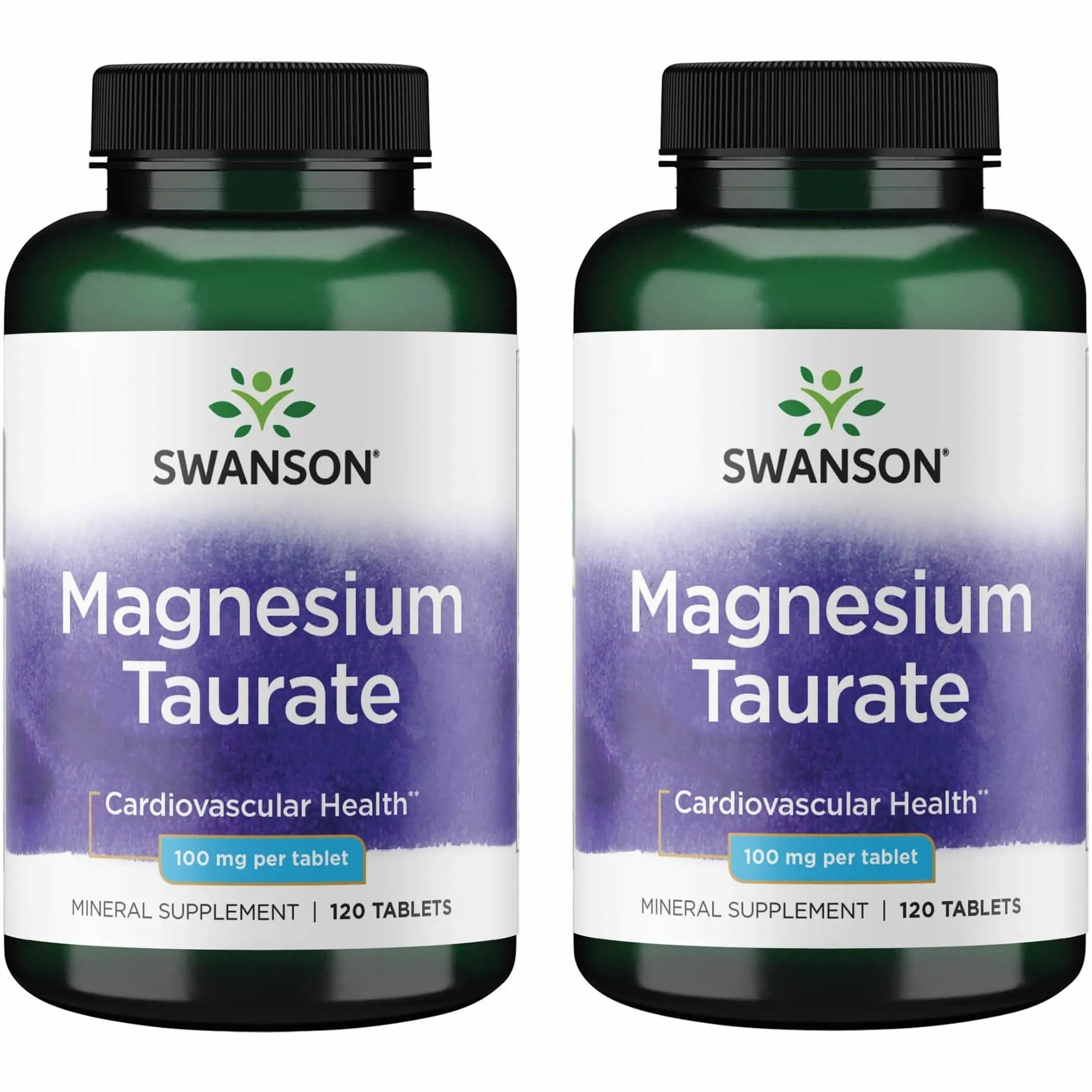 Swanson Magnesium Taurate bottle on shelf for daily mineral support