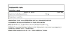 Swanson Marshmallow Root capsules pour demonstrates easy dosing for daily throat and gut wellness.