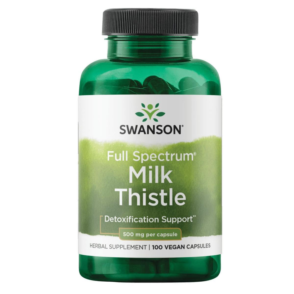 Swanson Milk Thistle bottle front for daily wellness