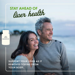Swanson Milk Thistle capsules close-up for easy daily wellness support