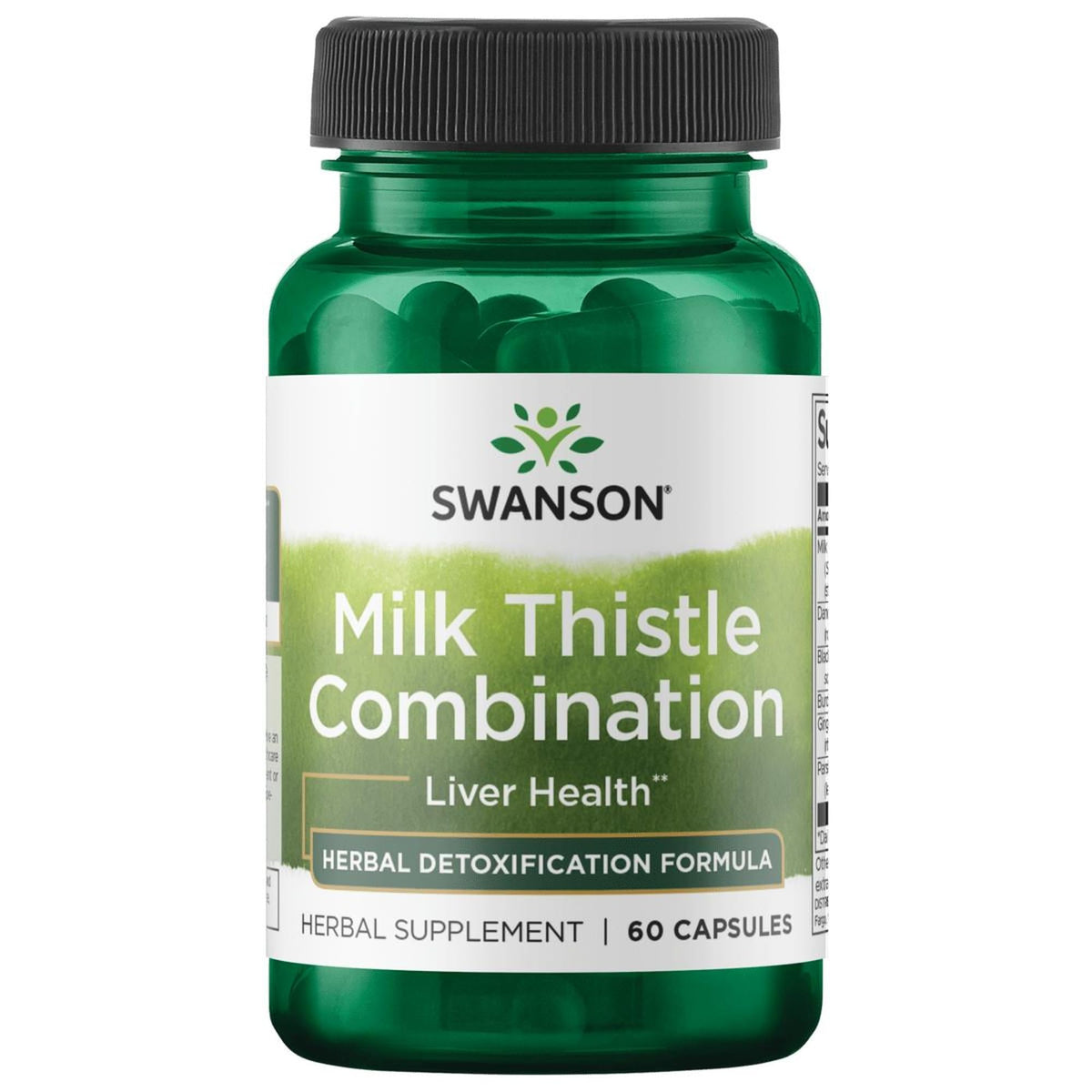 Swanson Milk Thistle Combination bottle front highlights quality and liver support potential.