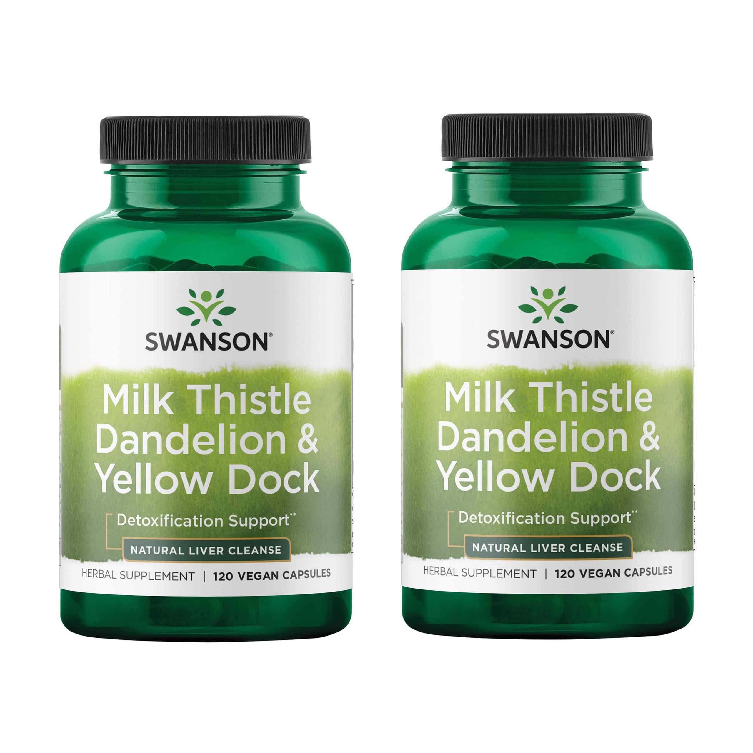 Swanson bottle featuring milk thistle blend for daily wellness routine