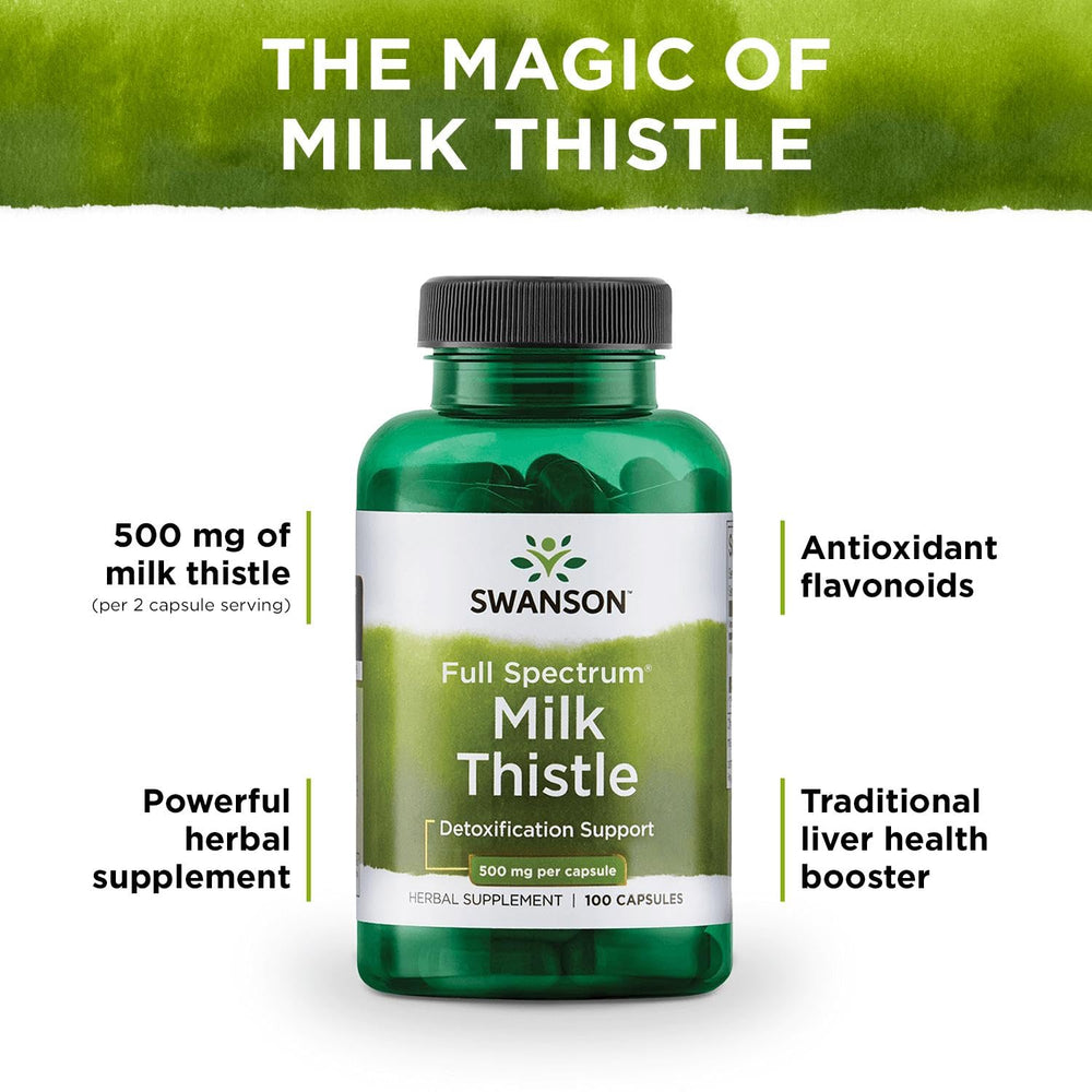 Swanson Milk Thistle manufactured in GMP-certified facilities