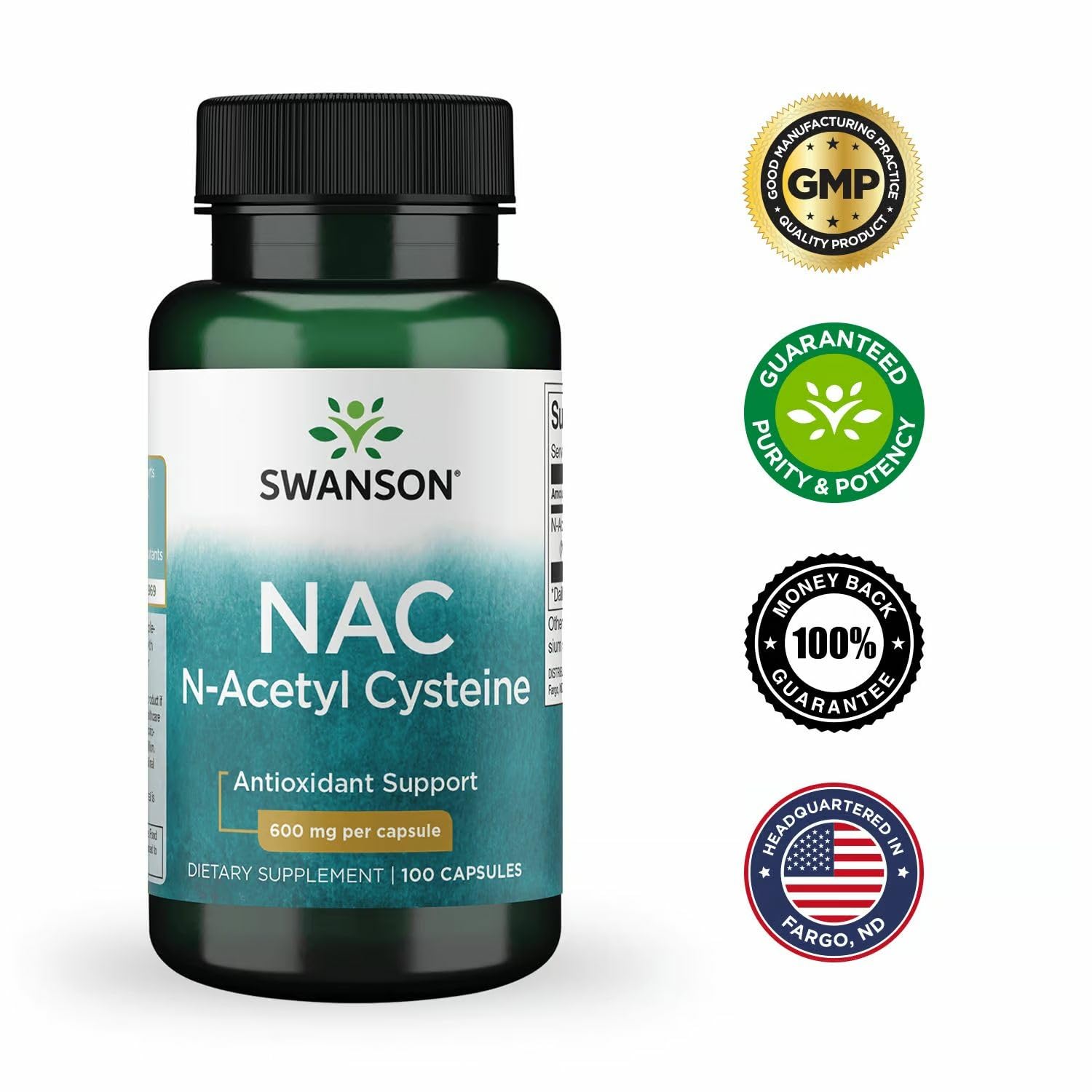 Swanson NAC daily-dose routine supports liver health and antioxidant balance.