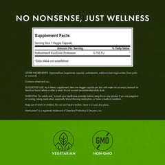 Swanson Nattozimes label detail highlights ingredients and triple-strength delivery.