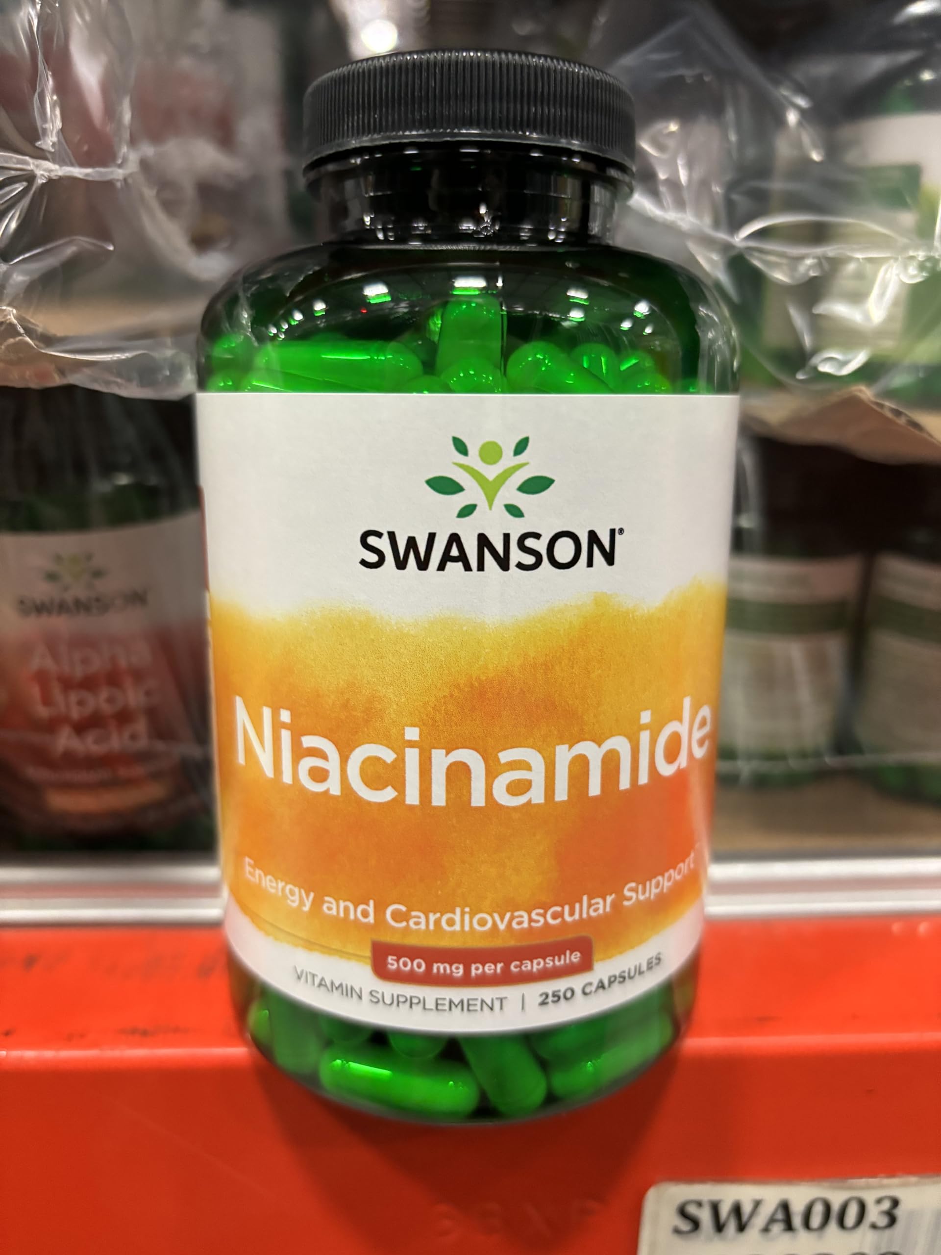 Swanson Niacinamide produced in GMP-certified facilities for quality control.