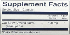 Swanson Oat Straw capsules view 60-count bottle for everyday energy