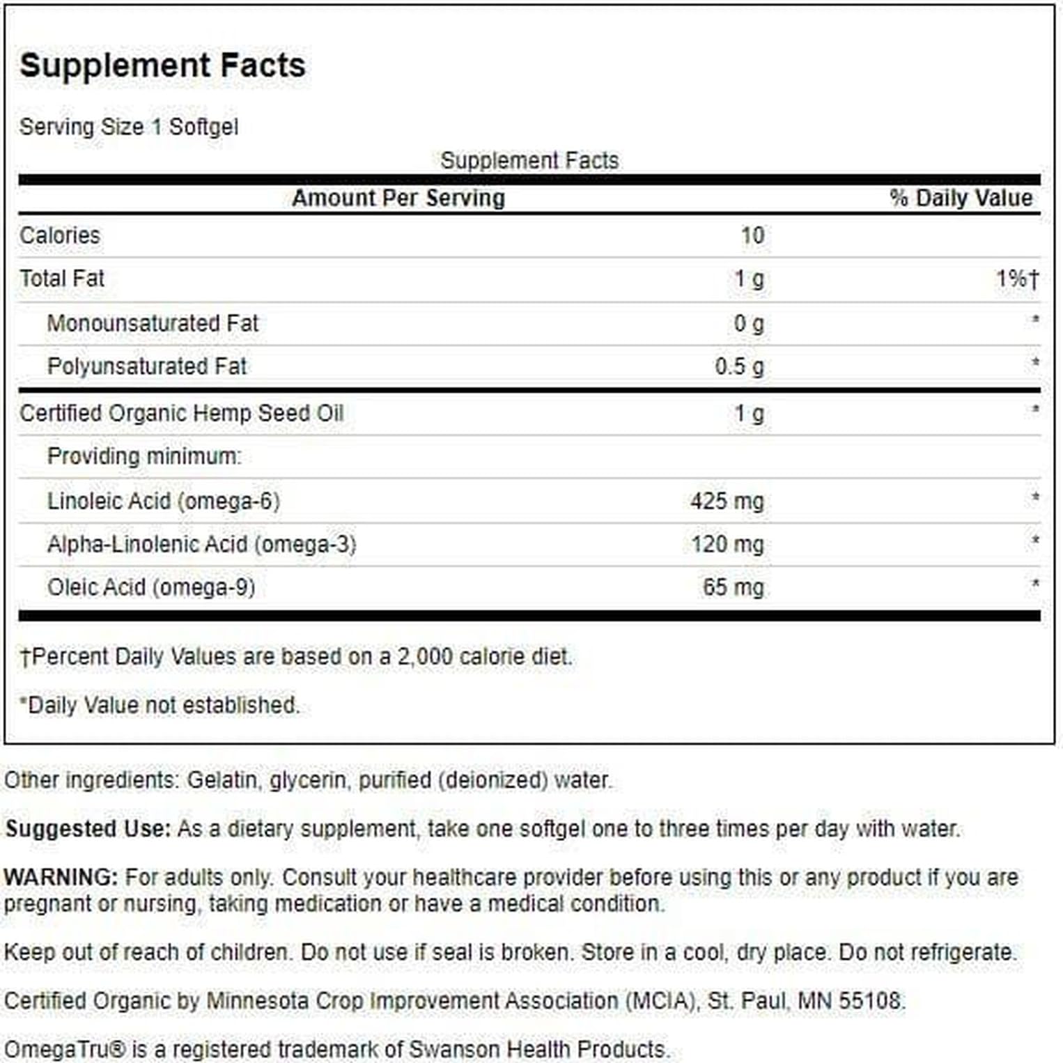 Omegatru softgels close-up highlighting easy-to-swallow capsules.