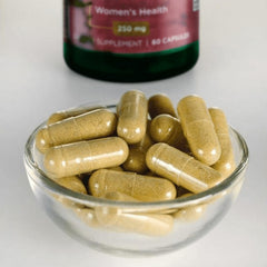 Swanson Ovarian Glandular bottle pour demonstrates simple daily intake.