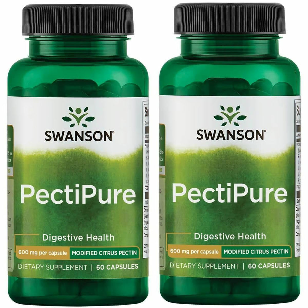 Swanson PectiPure bottle front showcasing citrus pectin for daily wellness.