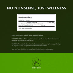 Swanson PectiPure label shows 600 mg per capsule for informed use