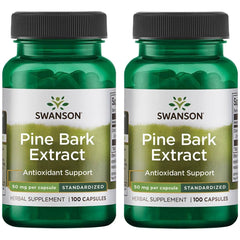 Swanson Pine Bark Extract bottle for antioxidant support and whole-body nourishment