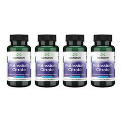 Swanson Potassium Citrate bottle front view for daily mineral support