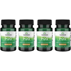 Swanson PQQ 30-veg caps front pack bottle for potential mitochondrial support and daily energy.