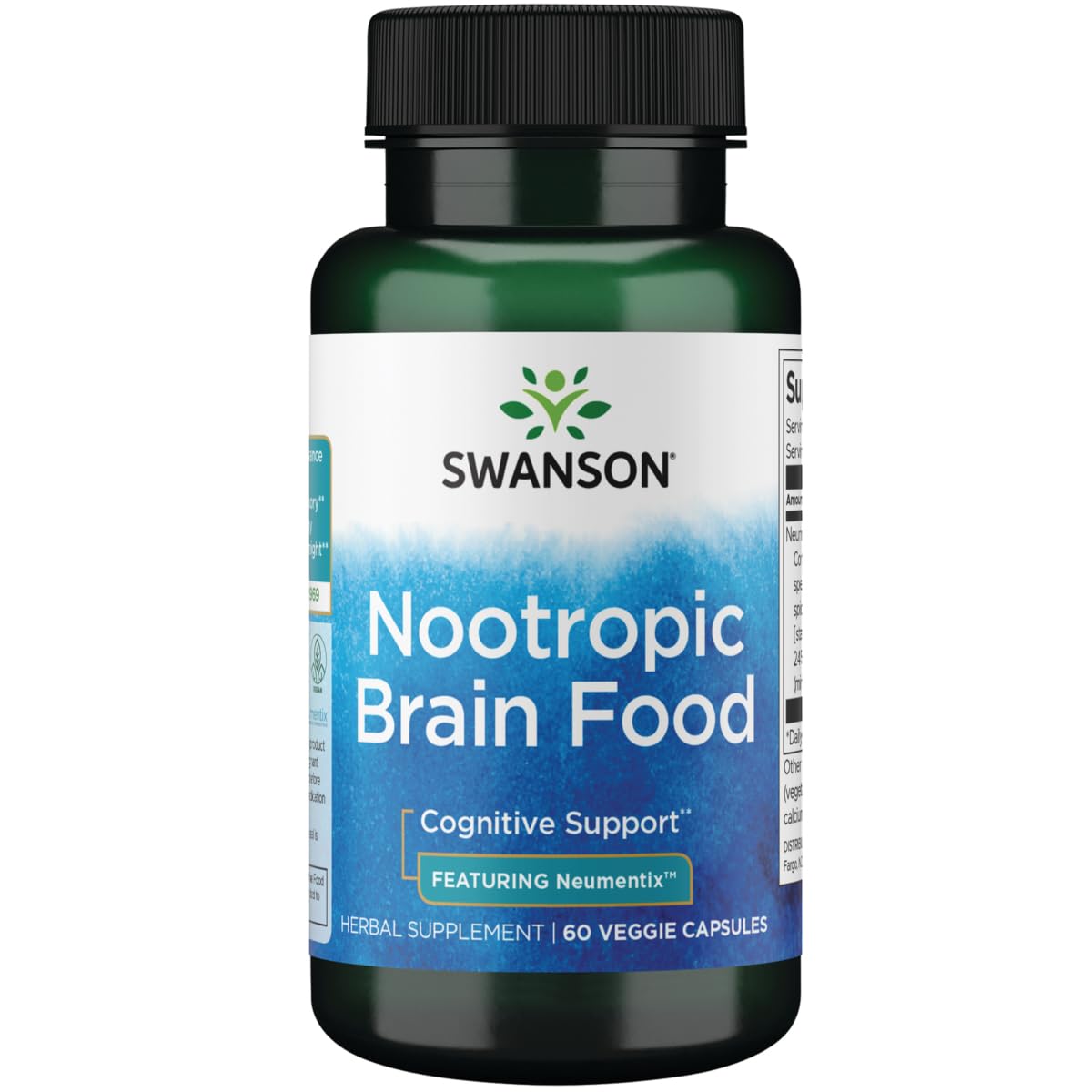 Swanson Premium Brand Neumentix 450 mg bottle for daytime cognitive support.