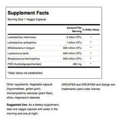 Swanson Probiotic Complex 5 strains bottle showcases diverse gut-friendly bacteria.