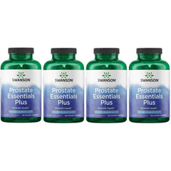Swanson Prostate Plus bottle front showing urinary flow support and prostate wellness.