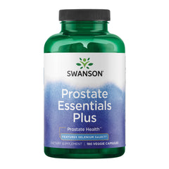 Swanson Prostate Plus bottle front view for urinary comfort and prostate health