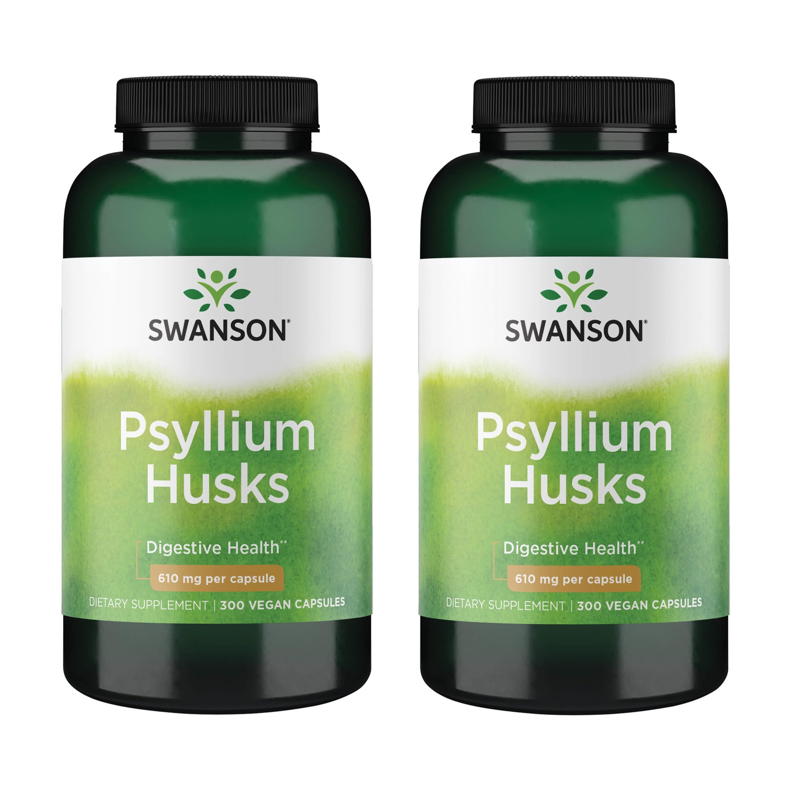 Swanson psyllium husk bottle pour for easy daily fiber support.
