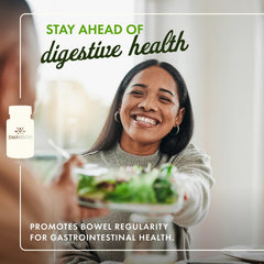 Swanson psyllium husk capsules close-up highlighting tablet texture.