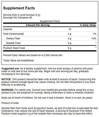Swanson Psyllium Husk Powder close-up shows fine powder for smooth mixing.