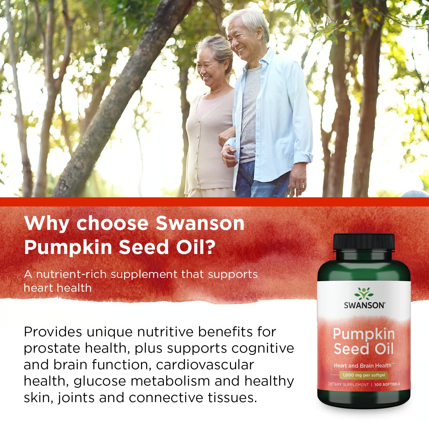 Swanson pumpkin seed oil carton packaging; easy to store in a pantry.