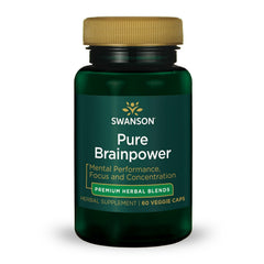 Swanson Pure Brainpower bottle for daily cognitive support