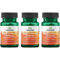 Swanson Ultra Rapid Immune Defense bottle with Epicor 500 mg capsules for immune support and gut balance