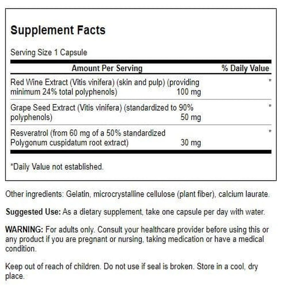 Swanson Resveratrol Complex capsules close-up highlighting easy-to-swallow wellness support