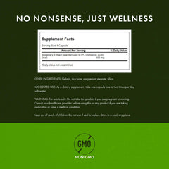 Swanson rosemary extract capsules side view for convenient daily use