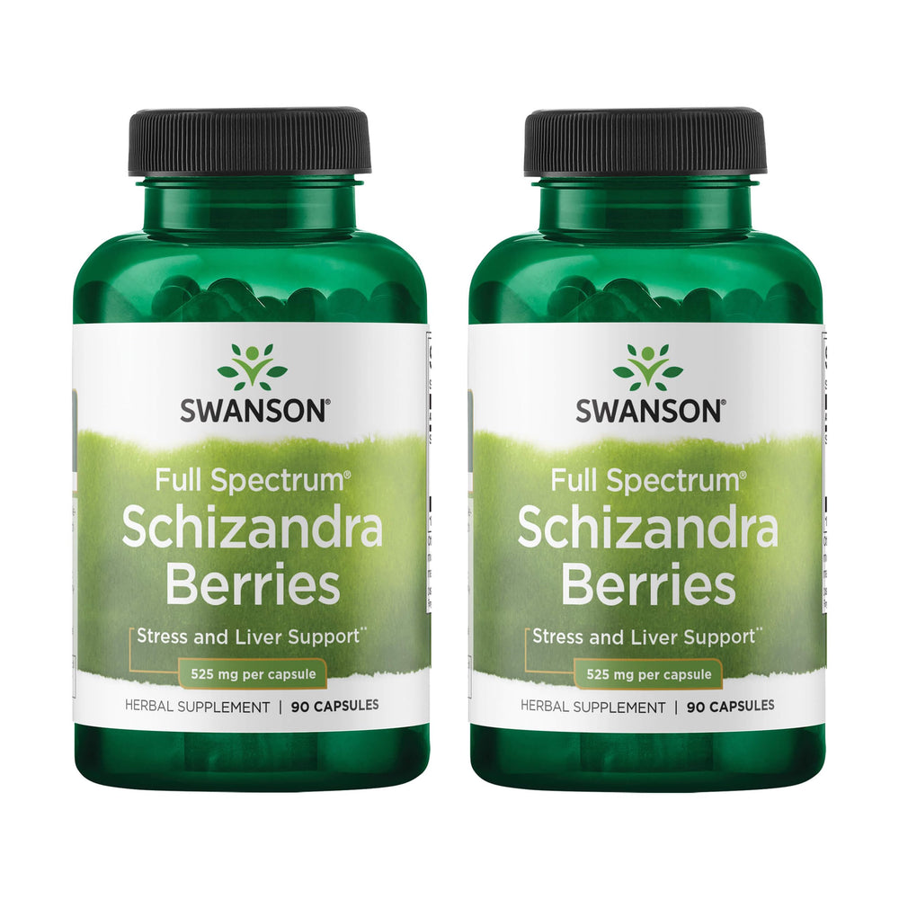 Swanson schizandra berries bottle showcasing daily stress support potential