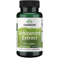 Swanson Schizandra Extract bottle offering traditional herbal liver support.