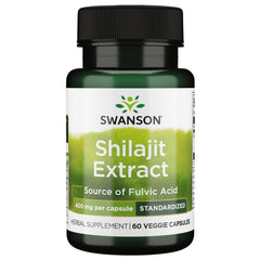 Swanson Shilajit Extract bottle for daily wellness and mineral support