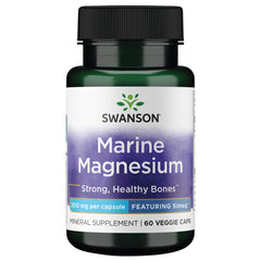 Swanson Simag Marine Magnesium capsules for daily muscle and bone support.
