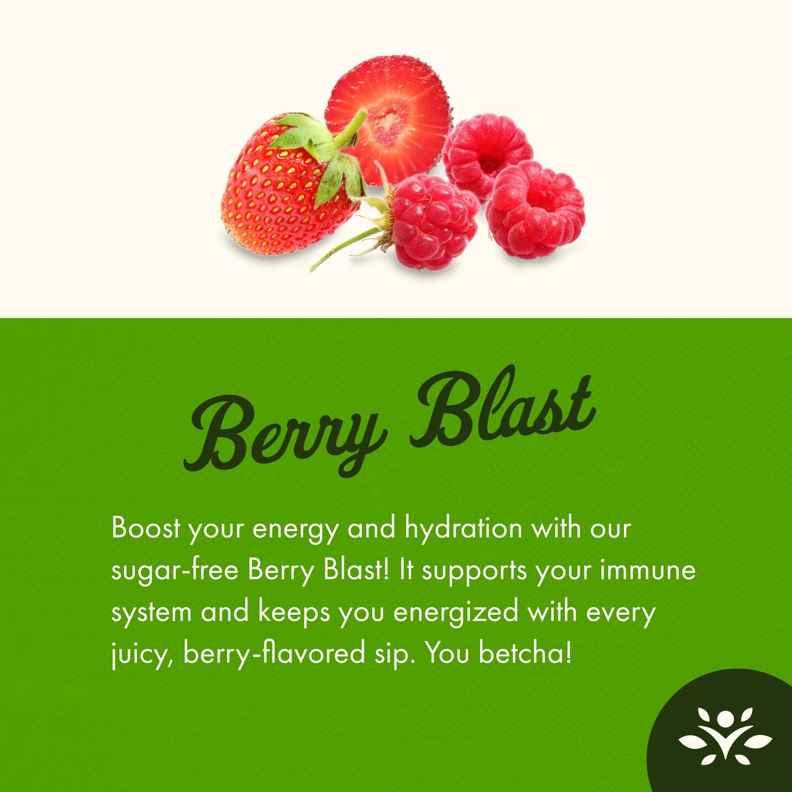 Swanson Simply Hydrate Berry Blast glass with refreshing berry drink