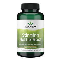 Swanson Stinging Nettle Root bottle label signals daily vitality support.