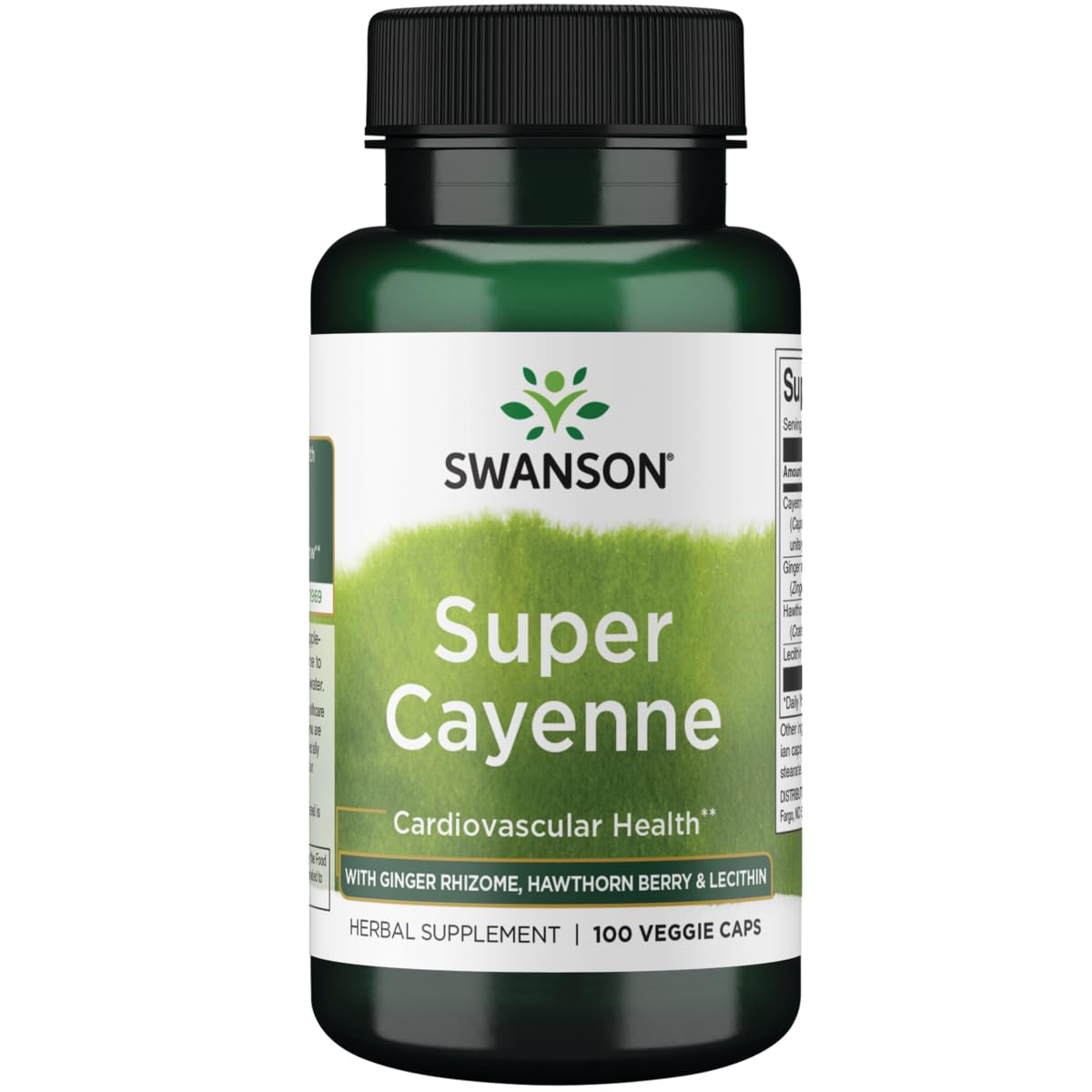 Swanson Super Cayenne bottle-pour supports healthy circulation during daily use