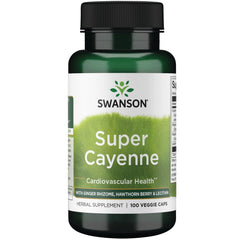 Swanson Super Cayenne bottle-pour supports healthy circulation during daily use