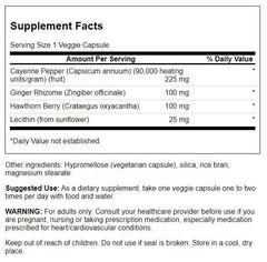Swanson Super Cayenne capsules closeup shows vegetarian formula for heart-friendly daily use
