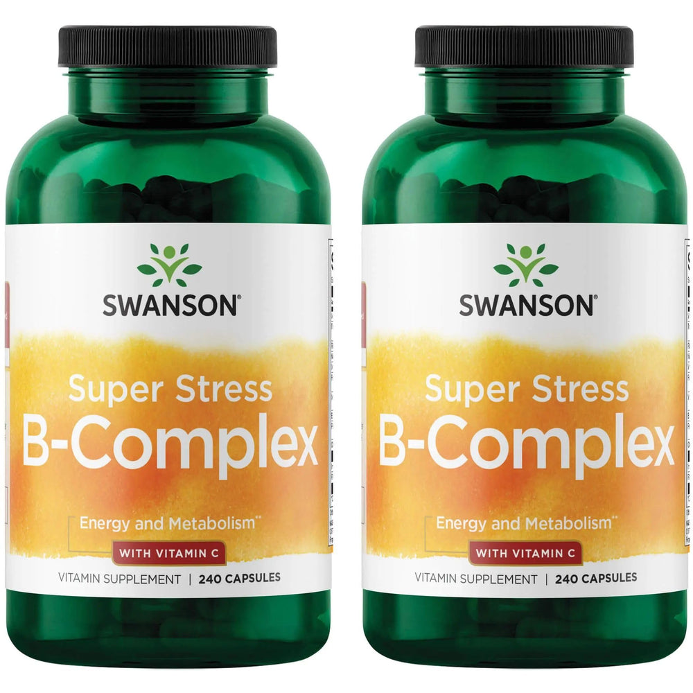 Swanson Super Stress B-Complex bottle pour supports daily mood balance