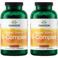 Swanson Super Stress B-Complex bottle pour supports daily mood balance