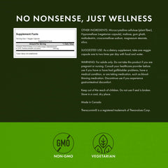 Swanson Theracurmin label close-up showing the turmeric formula details.